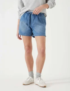 Cotton Rich Denim Shorts