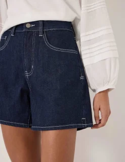 Cotton Rich Denim Shorts