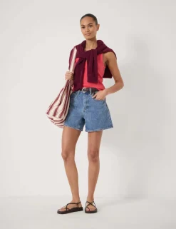 Cotton Rich Denim Shorts