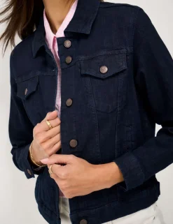 Cotton Rich Denim Western Jacket