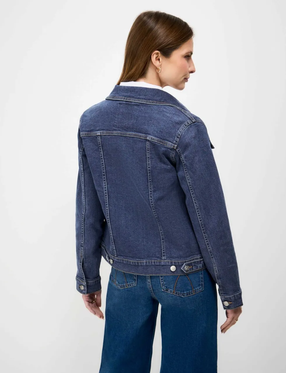 Cotton Rich Denim Western Jacket