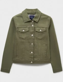 Cotton Rich Denim Western Jacket