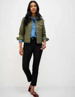 Cotton Rich Denim Western Jacket