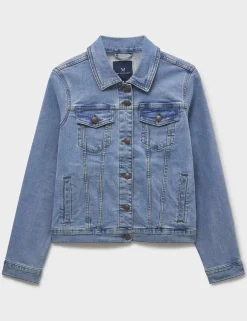 Cotton Rich Denim Western Jacket
