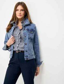 Cotton Rich Denim Western Jacket