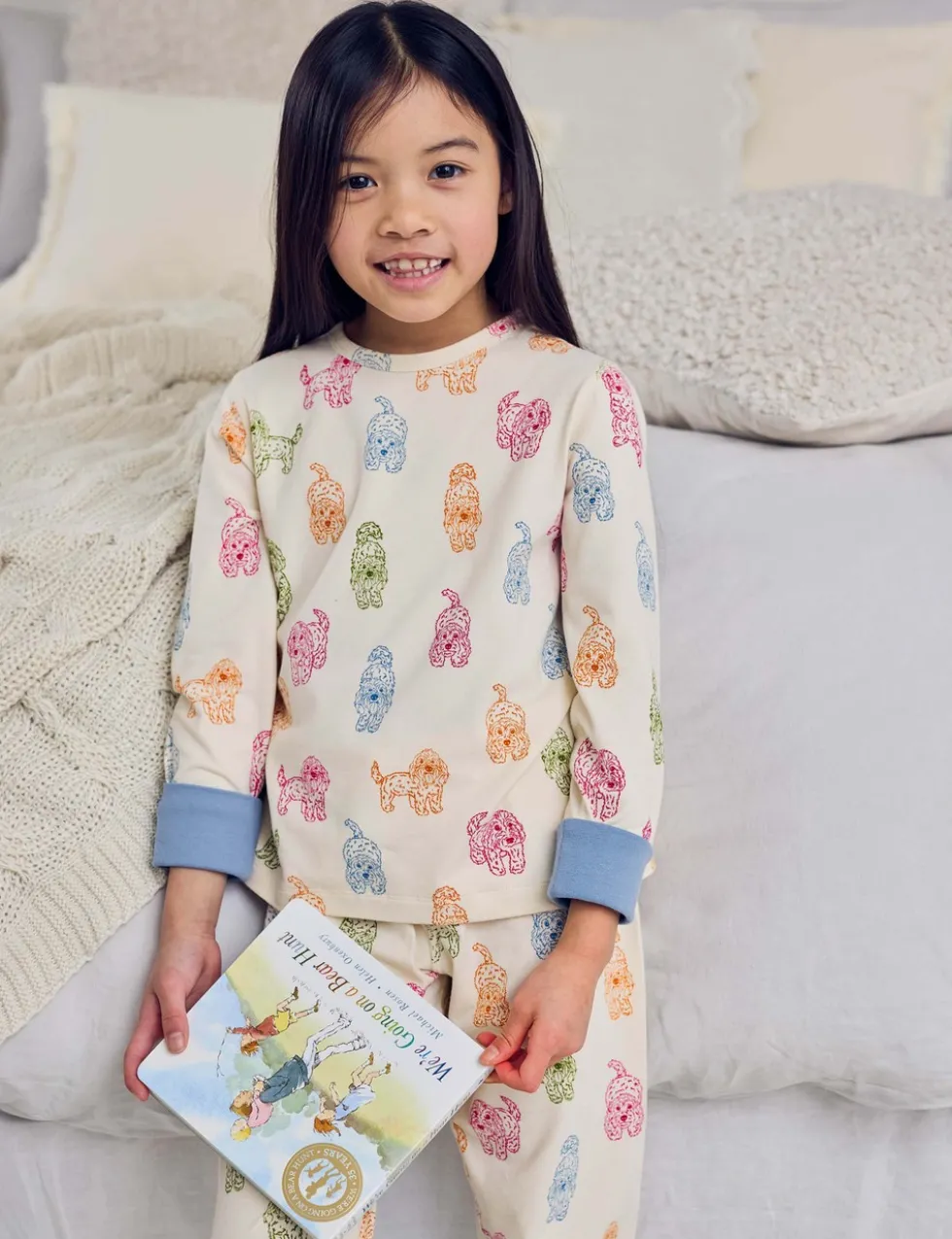 Cotton Rich Dog Print Pyjamas (1-12 Yrs)