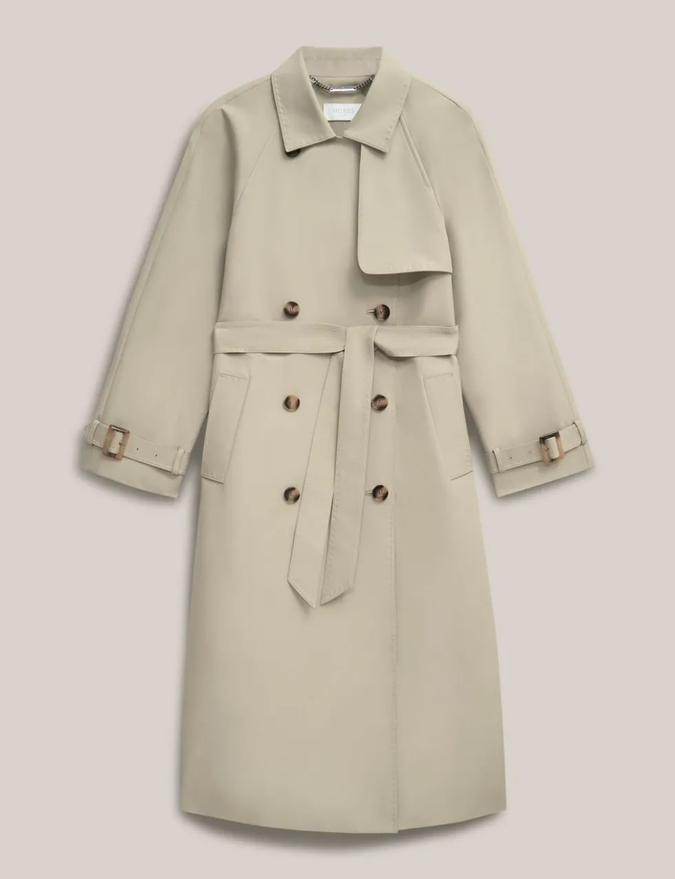 Cotton Rich Double Breasted Trench Coat