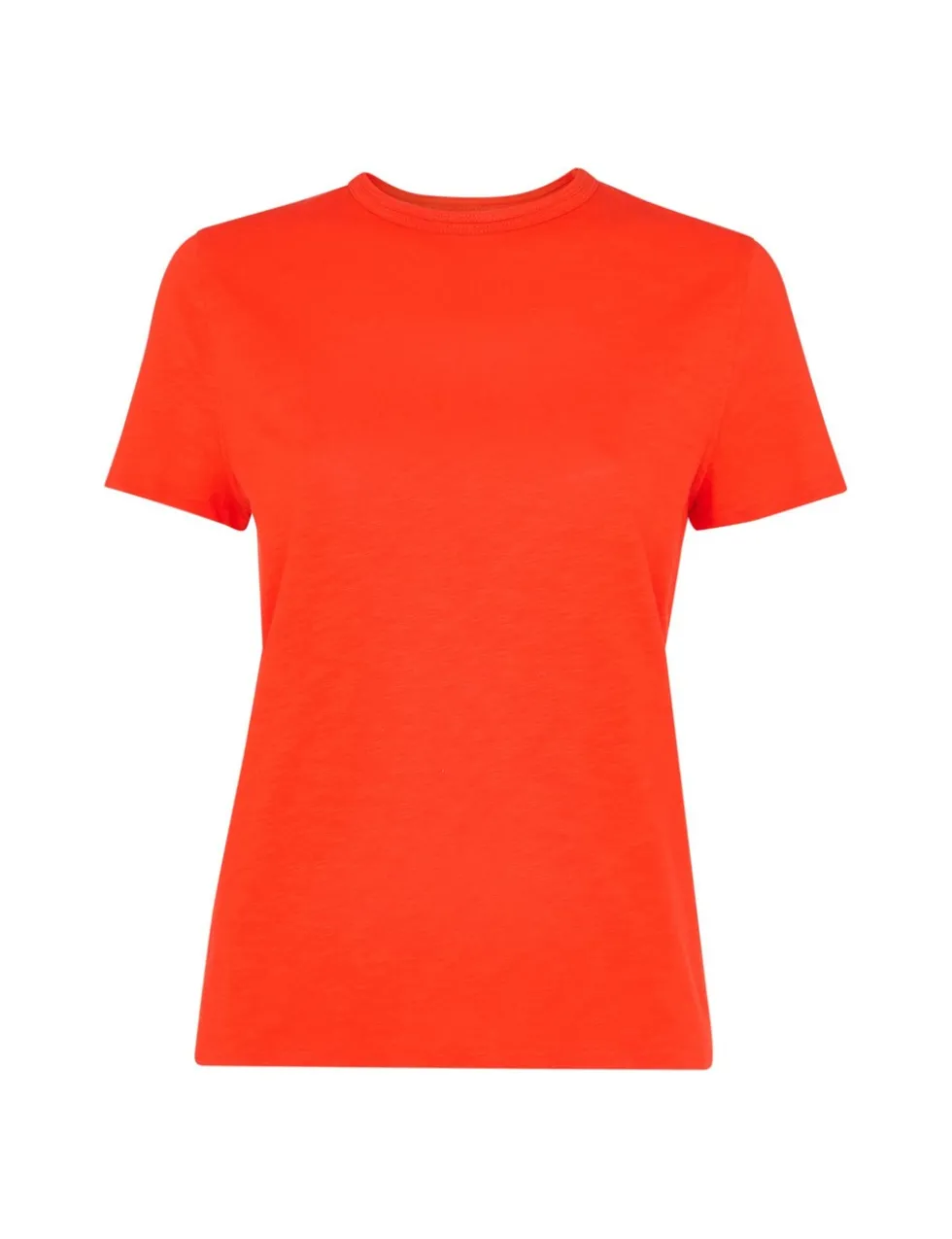Cotton Rich Double Trim Crew Neck T-Shirt