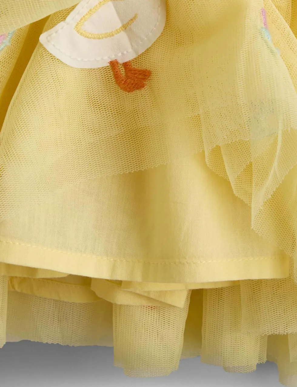 Cotton Rich Easter Applique Tulle Party Dress (6 Mths-7 Yrs)