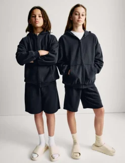 Cotton Rich Elasticated Waist Shorts (6-16 Yrs)