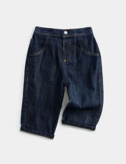 Cotton Rich Elasticated Waist Jeans (0-3 Yrs)