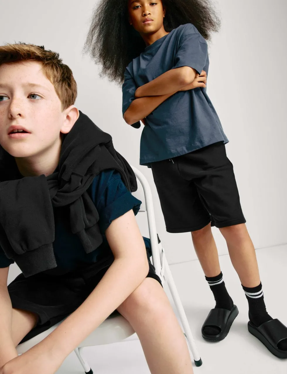 Cotton Rich Elasticated Waist Shorts (6-16 Yrs)