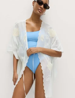 Cotton Rich Embroidered Kaftan