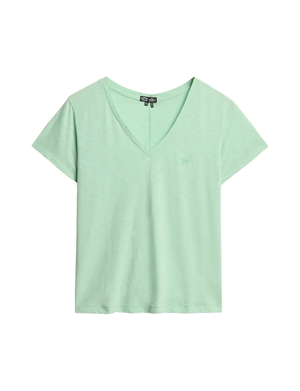Cotton Rich Embroidered Scoop Neck T-Shirt