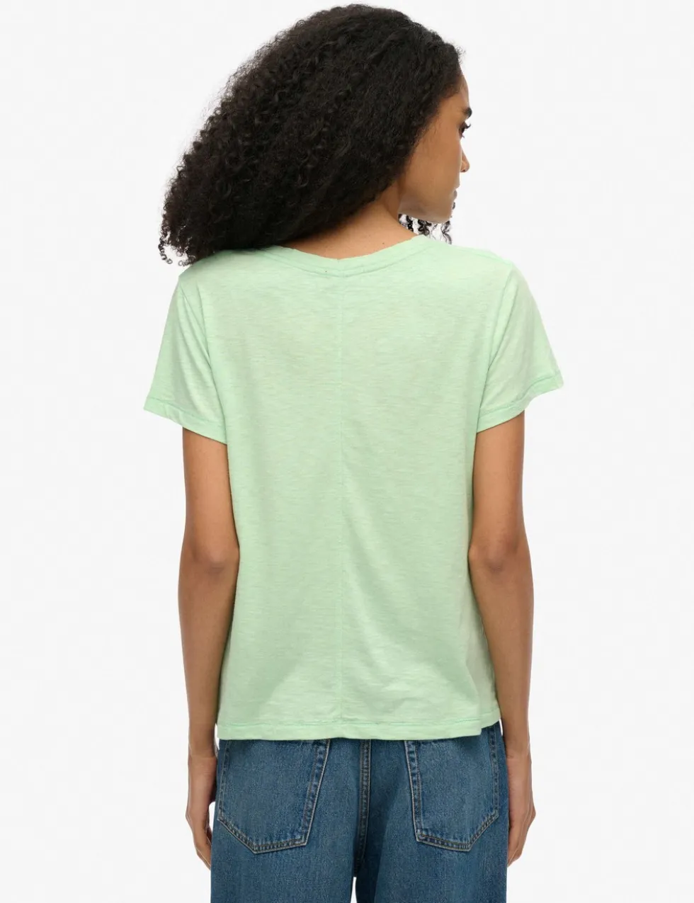Cotton Rich Embroidered Scoop Neck T-Shirt