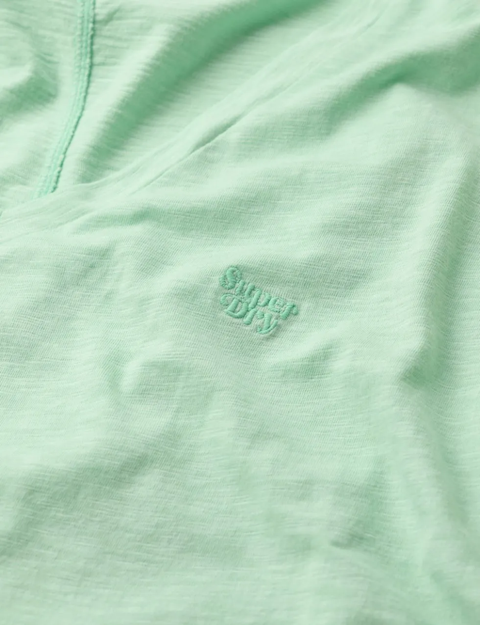 Cotton Rich Embroidered Scoop Neck T-Shirt