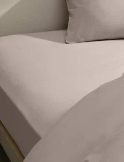 Cotton Rich Extra Deep Fitted Sheet