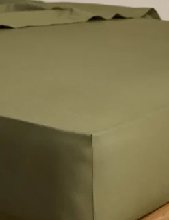 Cotton Rich Extra Deep Fitted Sheet
