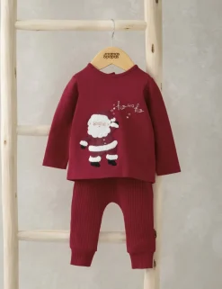 Cotton Rich Father Christmas Pyjamas (0-3 Yrs)