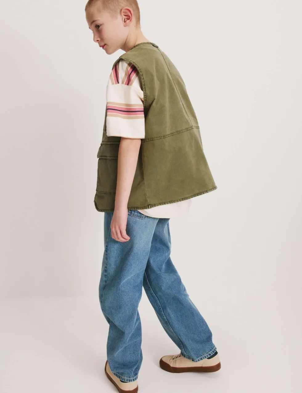 Cotton Rich Fisherman Utility Gilet (6-16 Yrs)