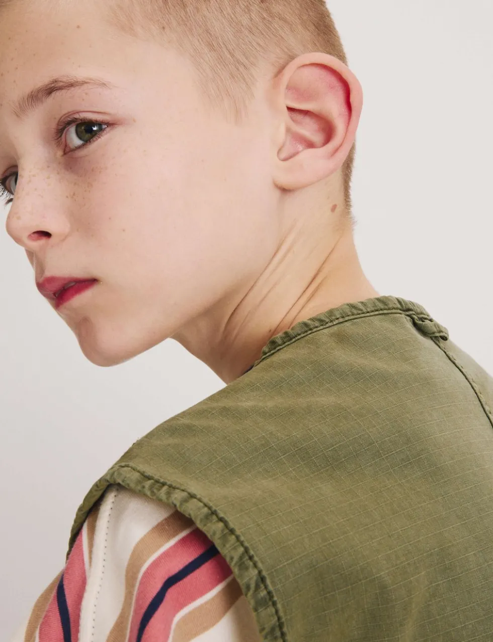 Cotton Rich Fisherman Utility Gilet (6-16 Yrs)