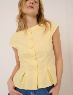 Cotton Rich Fitted Blouse
