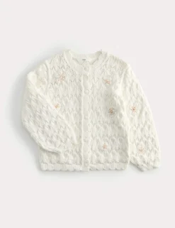 Cotton Rich Floral Cardigan (4-10 Yrs)