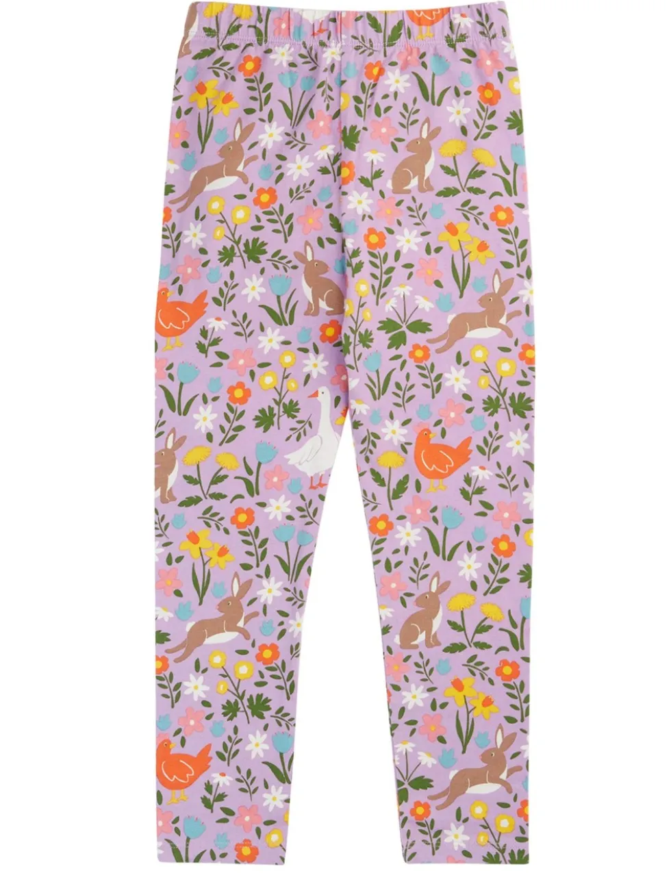 Cotton Rich Floral Leggings (1-10 Yrs)