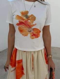 Cotton Rich Floral T-Shirt