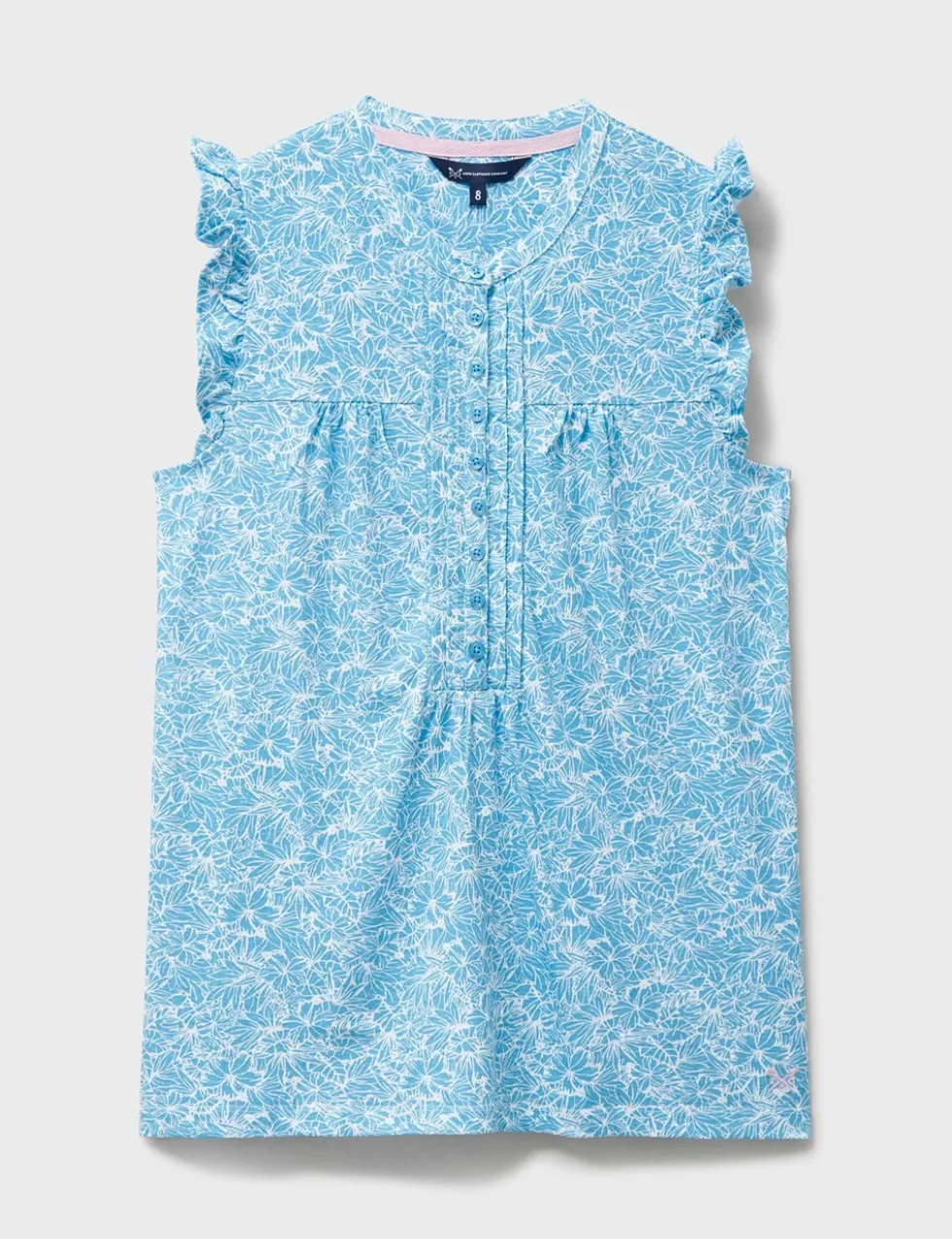 Cotton Rich Frill Detail Top