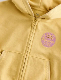 Cotton Rich Fruit Graphic Zip Hoodie (2-8 Yrs)