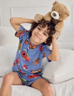 Cotton Rich Fruit Print Pyjamas (1-12 Yrs)