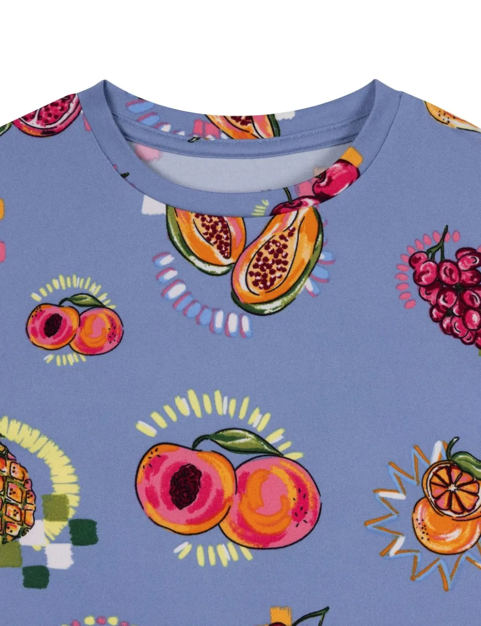 Cotton Rich Fruit Print Pyjamas (1-12 Yrs)