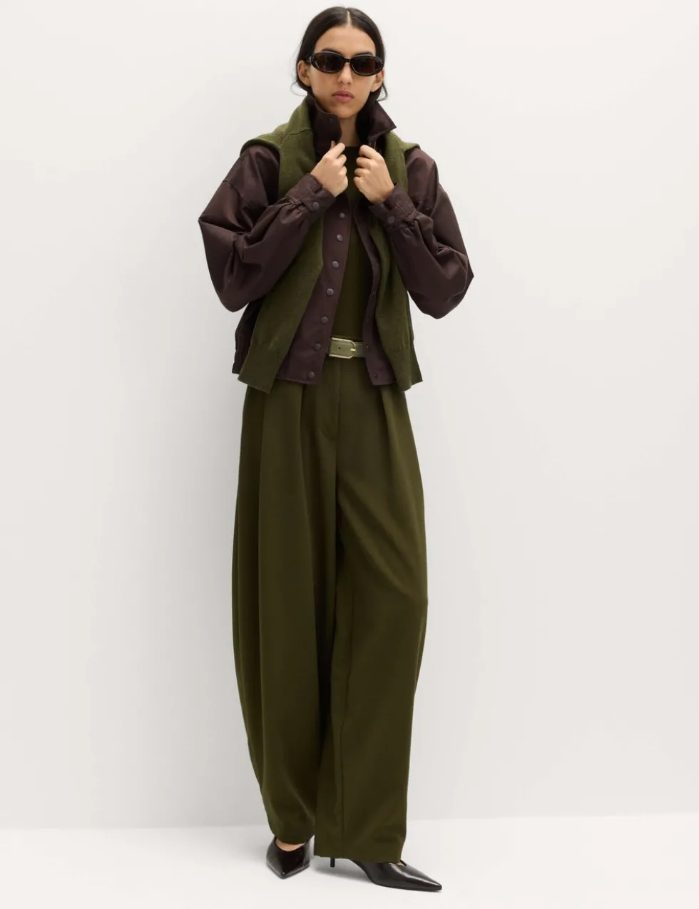 Cotton Rich Funnel Neck Bomber Jacket