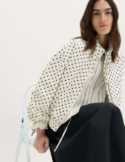 Cotton Rich Funnel Neck Bomber Jacket