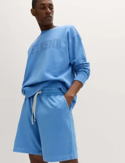 Cotton Rich Garment Wash Pyjama Shorts