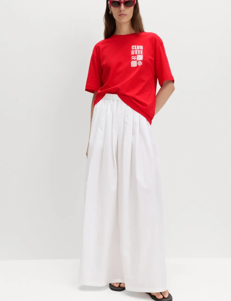 Cotton Rich Graphic Oversized T-Shirt