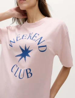 Cotton Rich Graphic Oversized T-Shirt