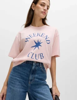 Cotton Rich Graphic Oversized T-Shirt