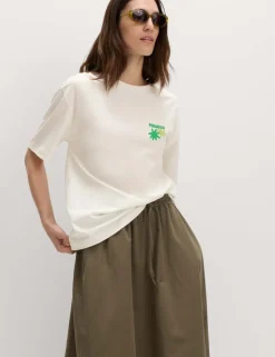 Cotton Rich Graphic Oversized T-Shirt