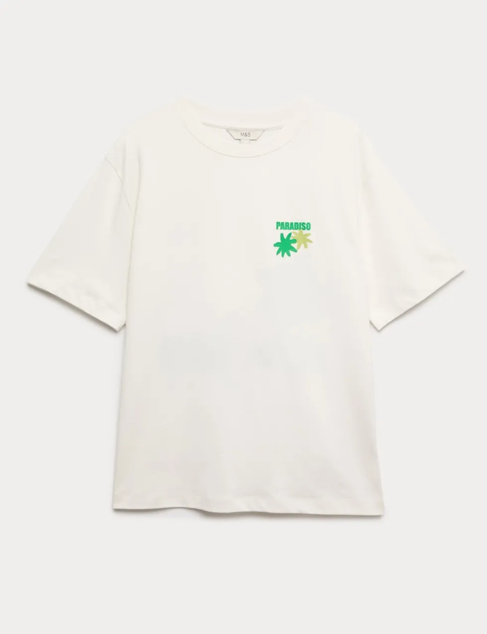 Cotton Rich Graphic Oversized T-Shirt