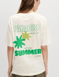Cotton Rich Graphic Oversized T-Shirt