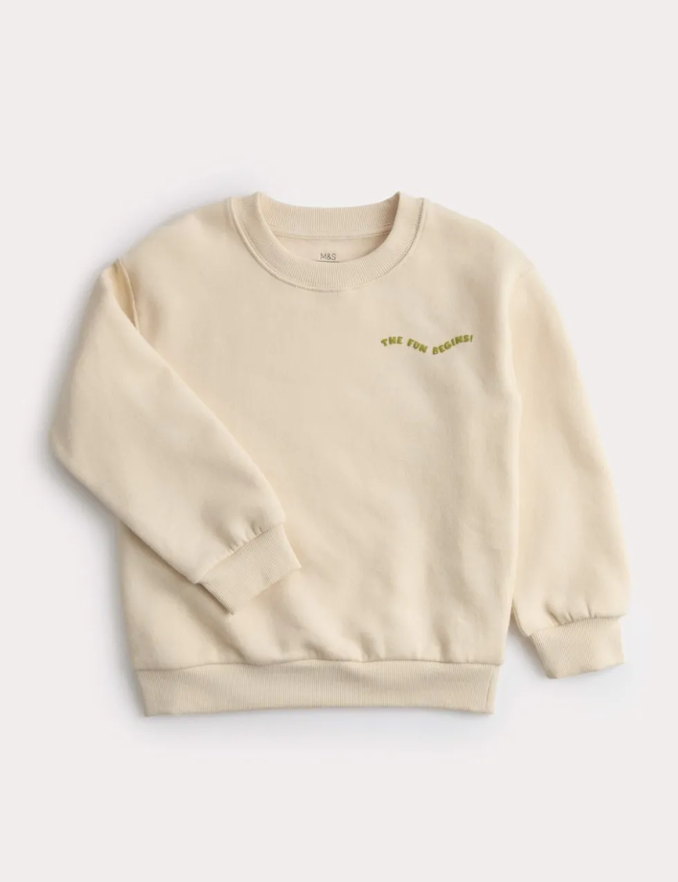 Cotton Rich Graphic Sweatshirt (2-8 Yrs)