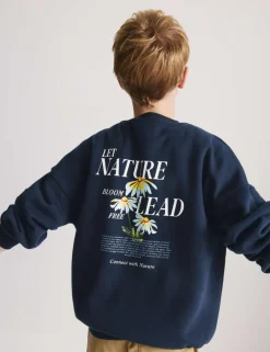 Cotton Rich Graphic Sweatshirt (6-16 Yrs)