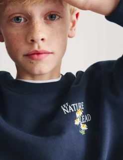 Cotton Rich Graphic Sweatshirt (6-16 Yrs)