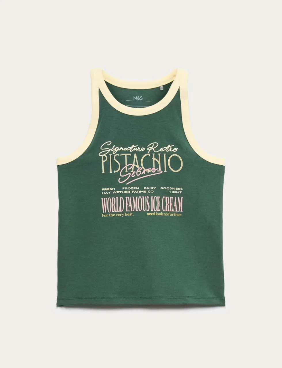 Cotton Rich Graphic Vest (6-16 Yrs)