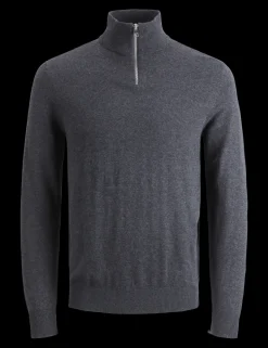 Cotton Rich Half Zip Jumper
