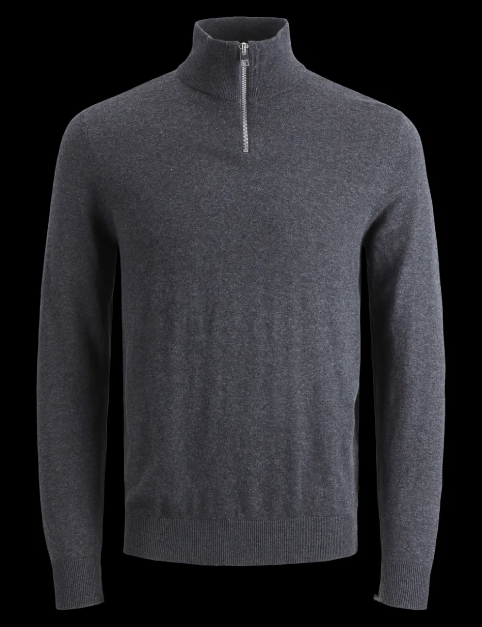 Cotton Rich Half Zip Jumper