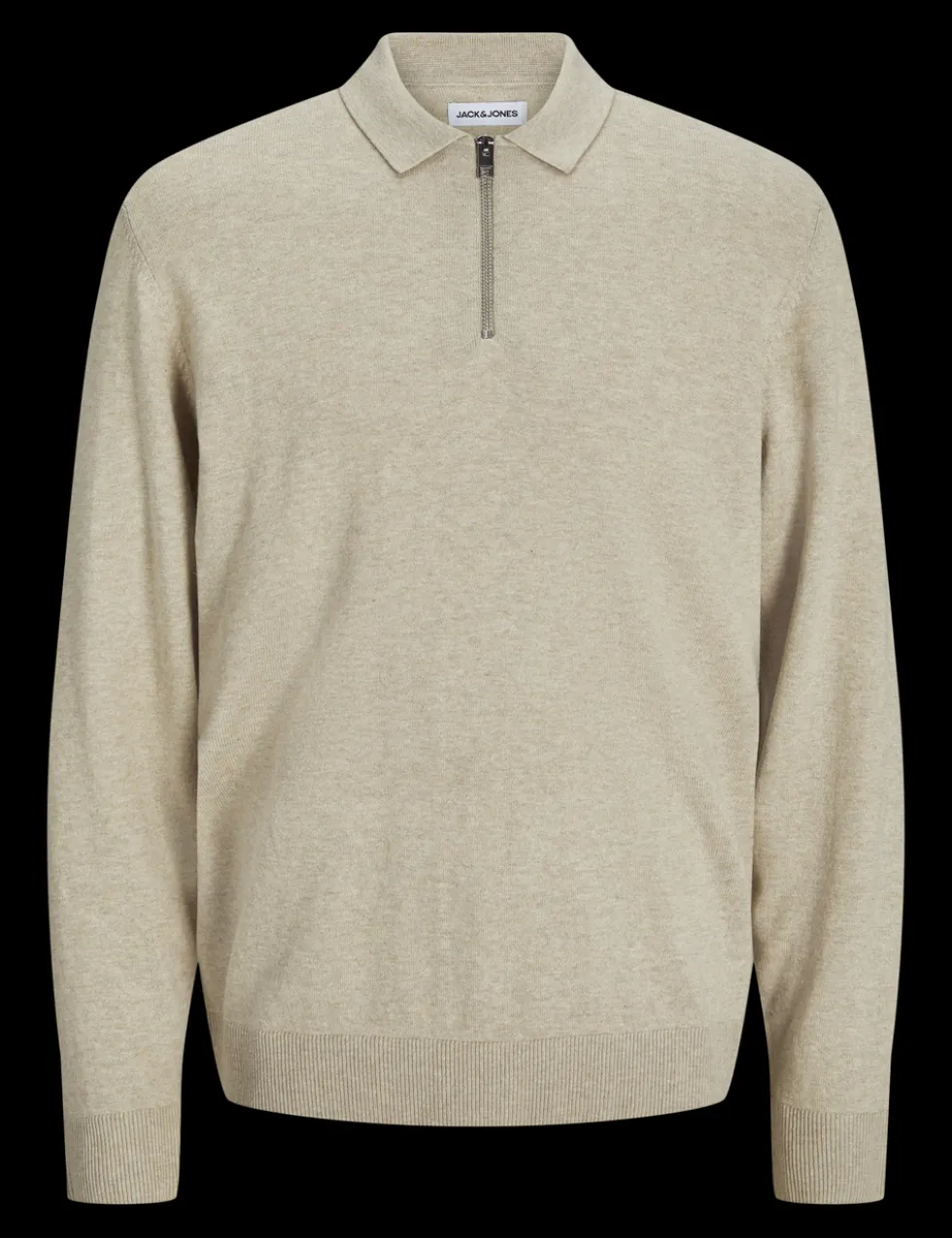 Cotton Rich Half Zip Knitted Jumper