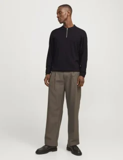 Cotton Rich Half Zip Knitted Jumper